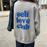 COOPER Self love club sweater Grey