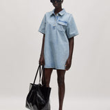 ASTA Denim dress Light blue