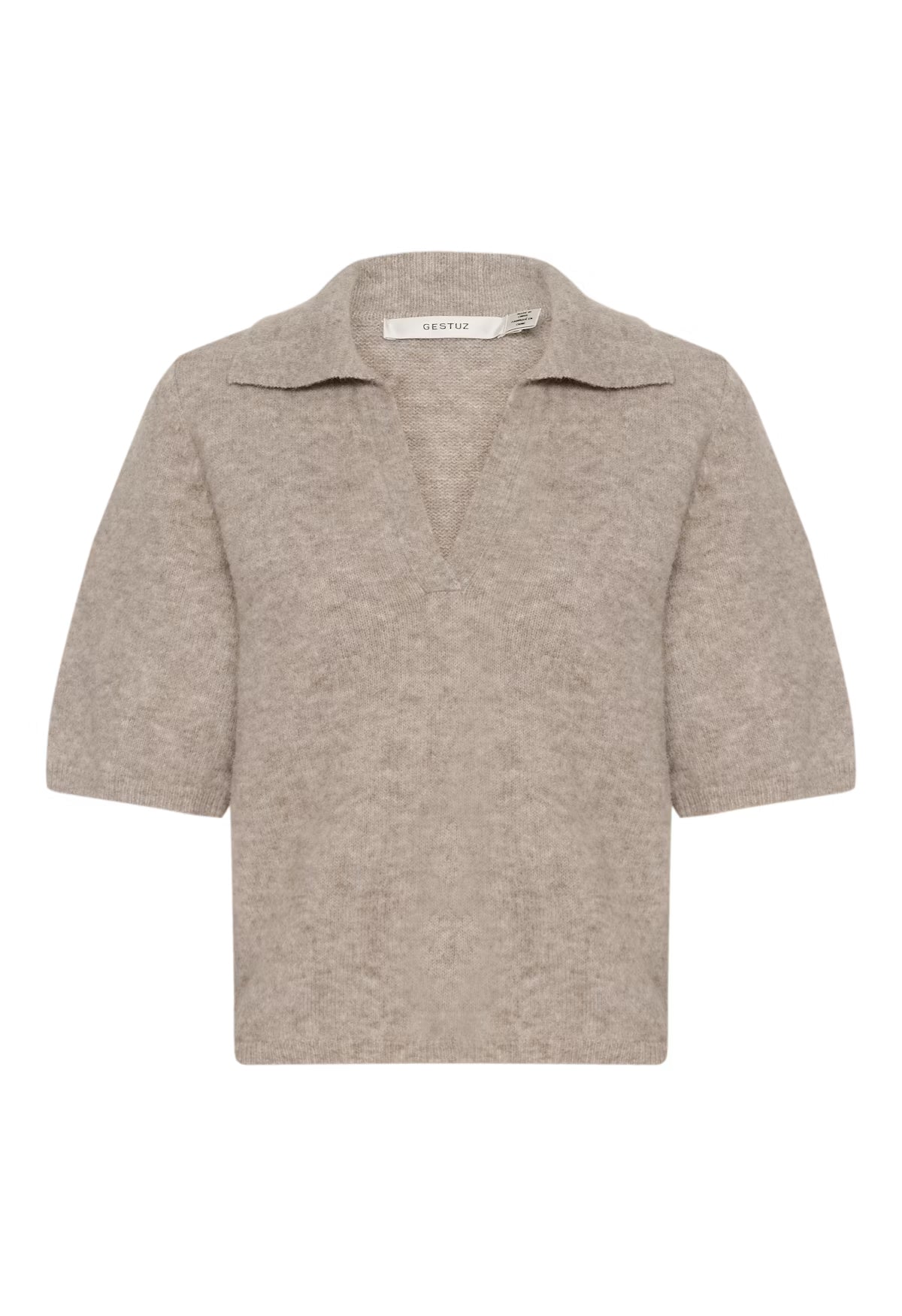 ALPHA SS Polo Pullover WARM SAND MEL