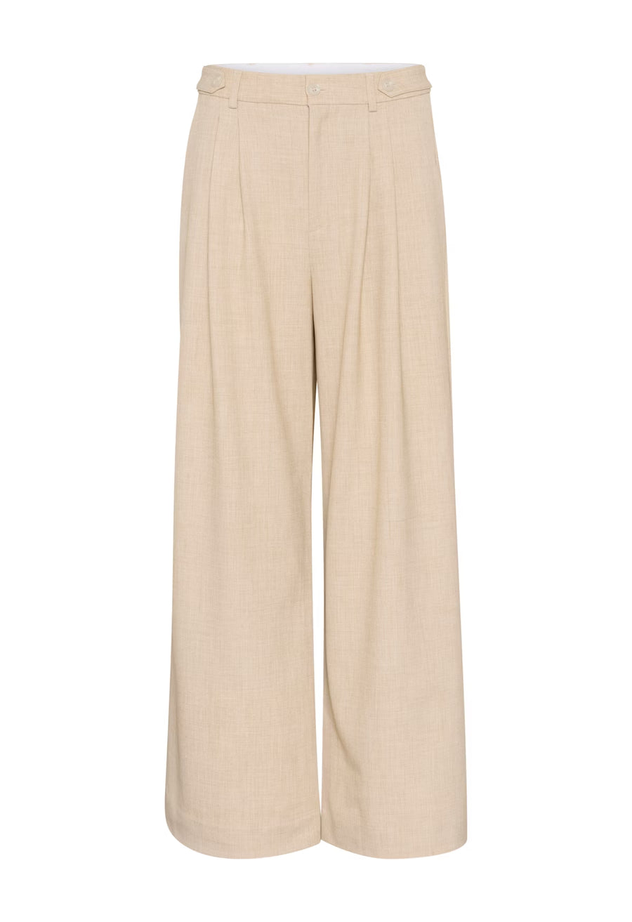 DECYGZ HW Pants LIGHT SAND MELANGE