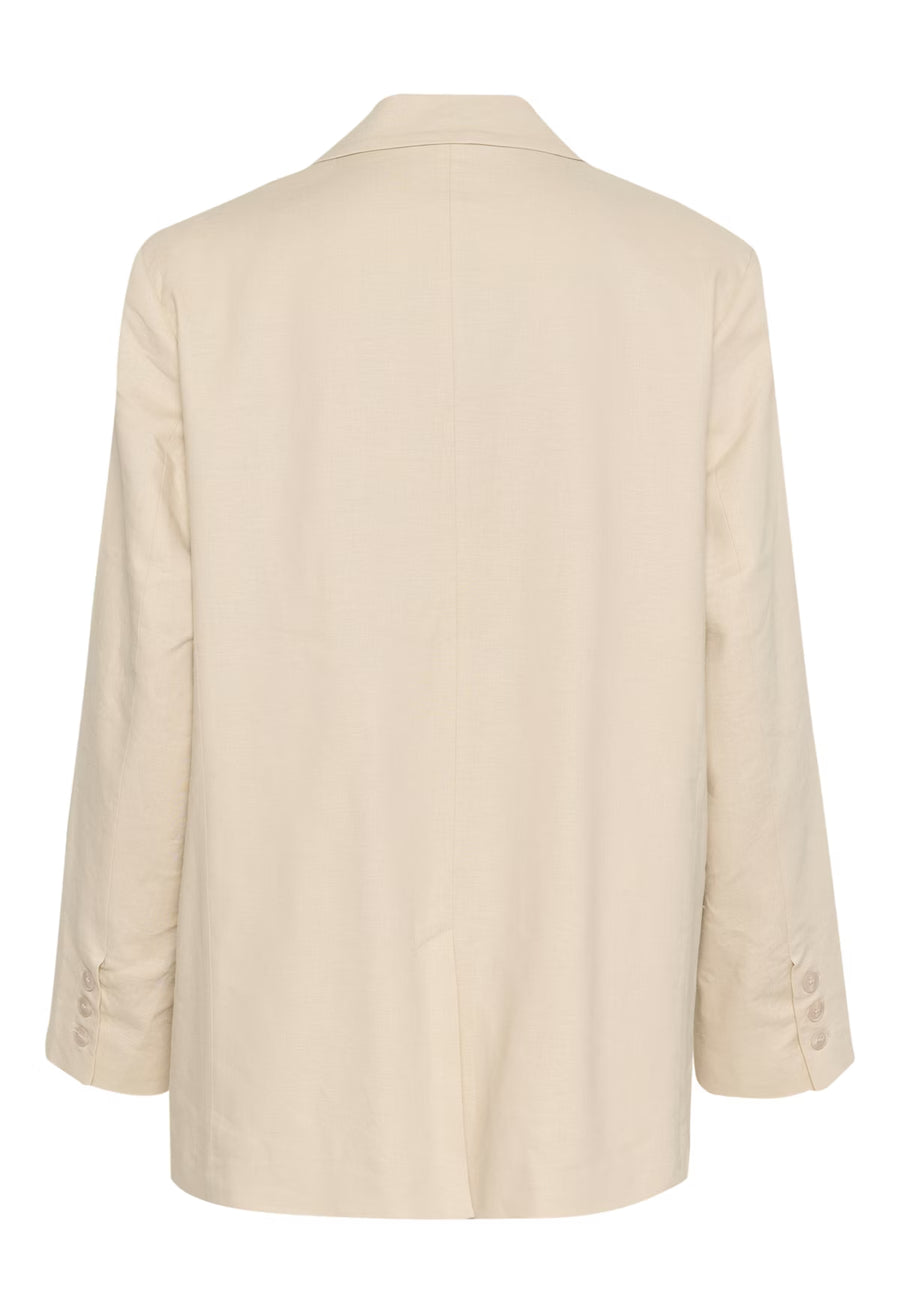ELARAHGZ Linen Blazer