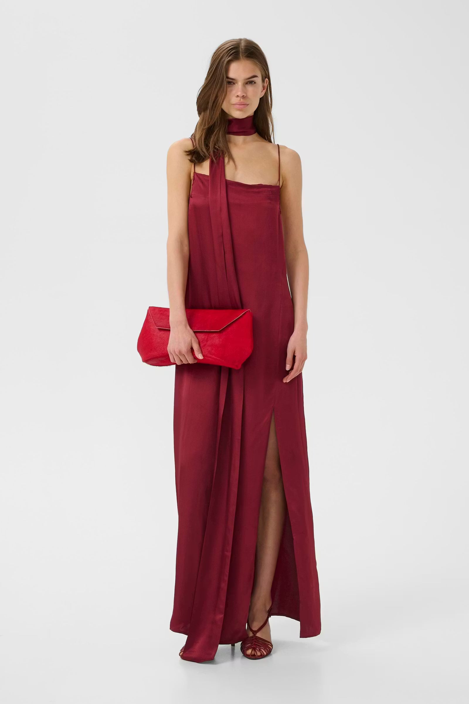 GZsirwa Long Dress - Cabernet