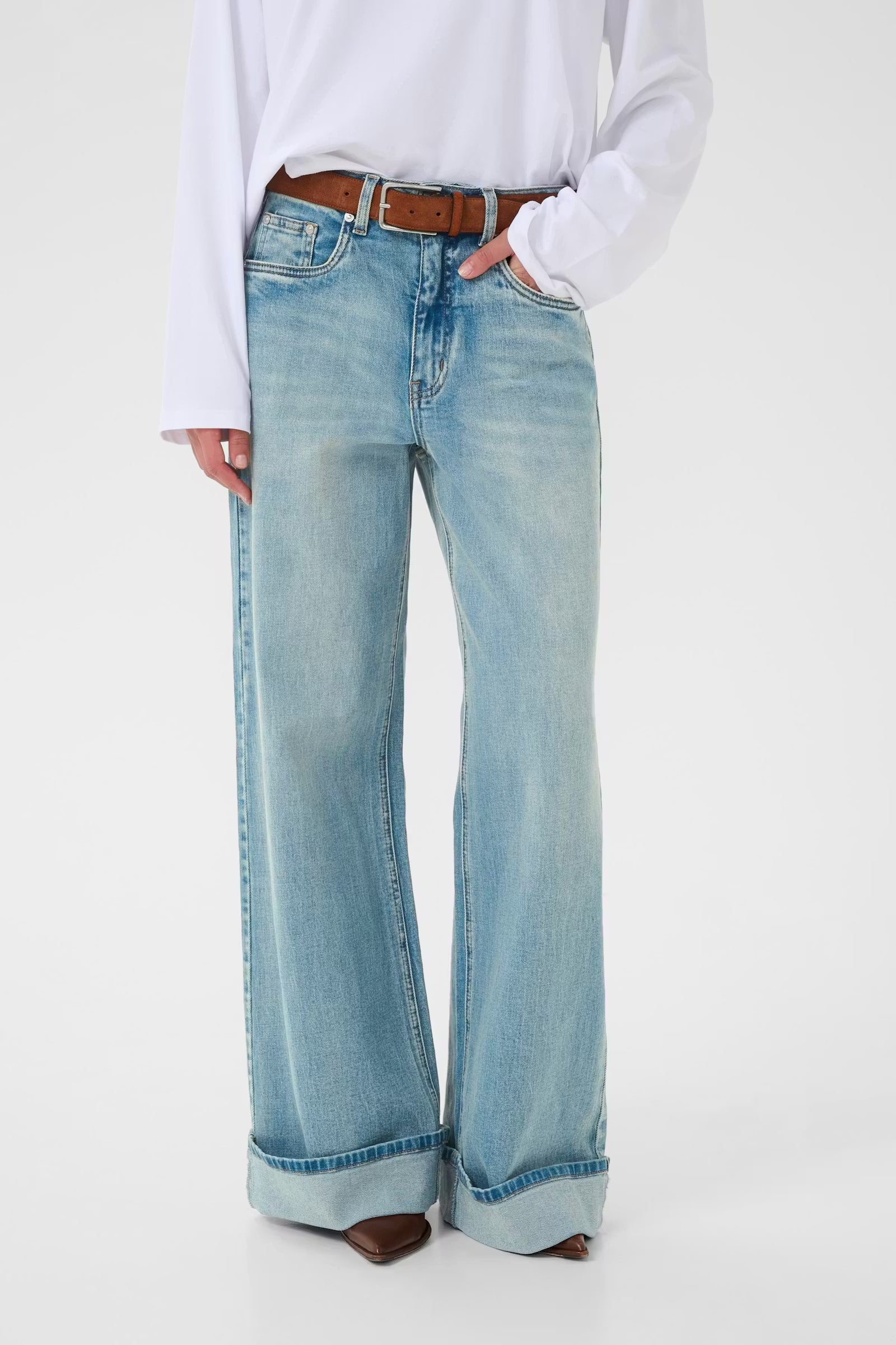 GZsara HW Wide Jeans