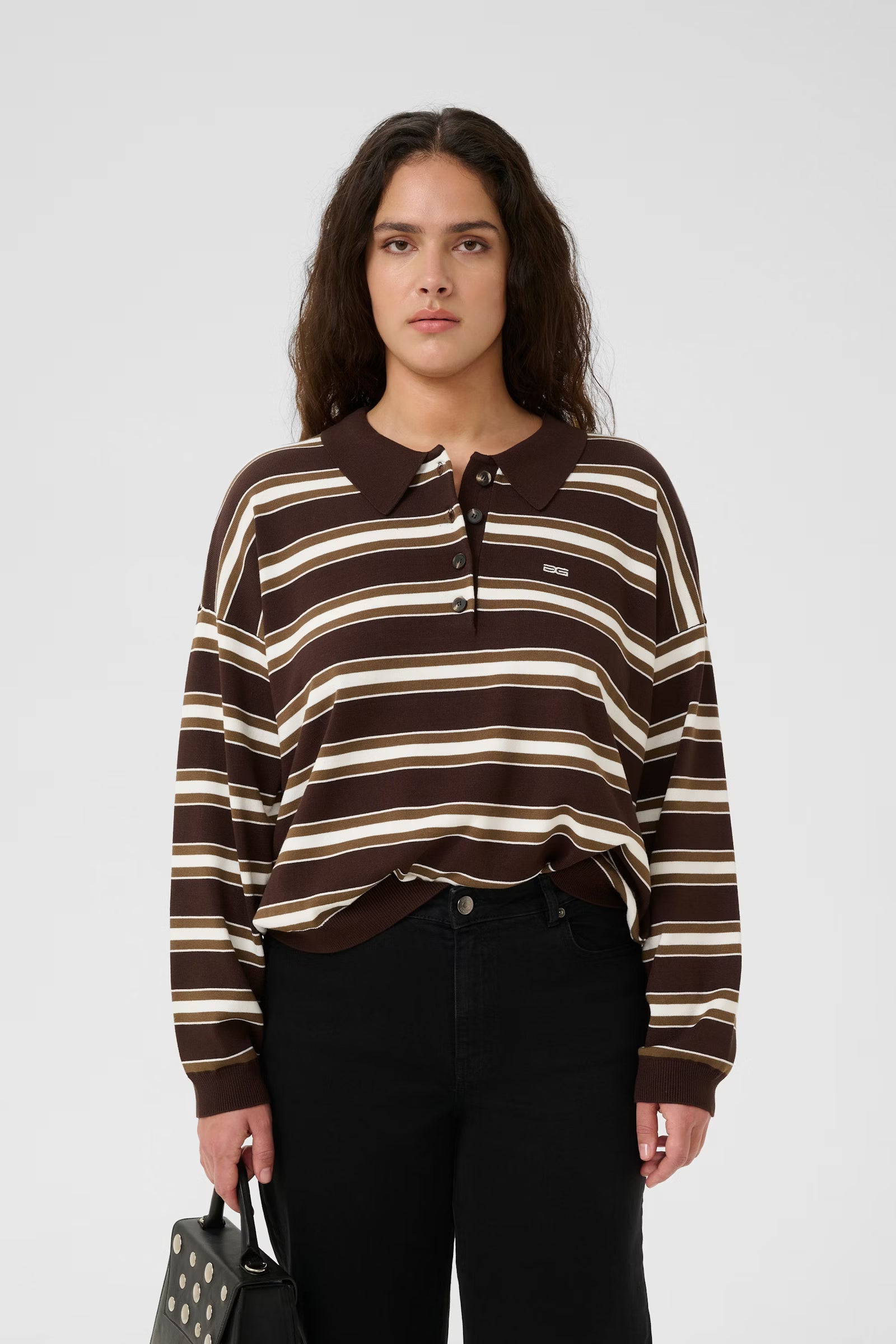 GZPAIGE Polo Pullover Chestnut