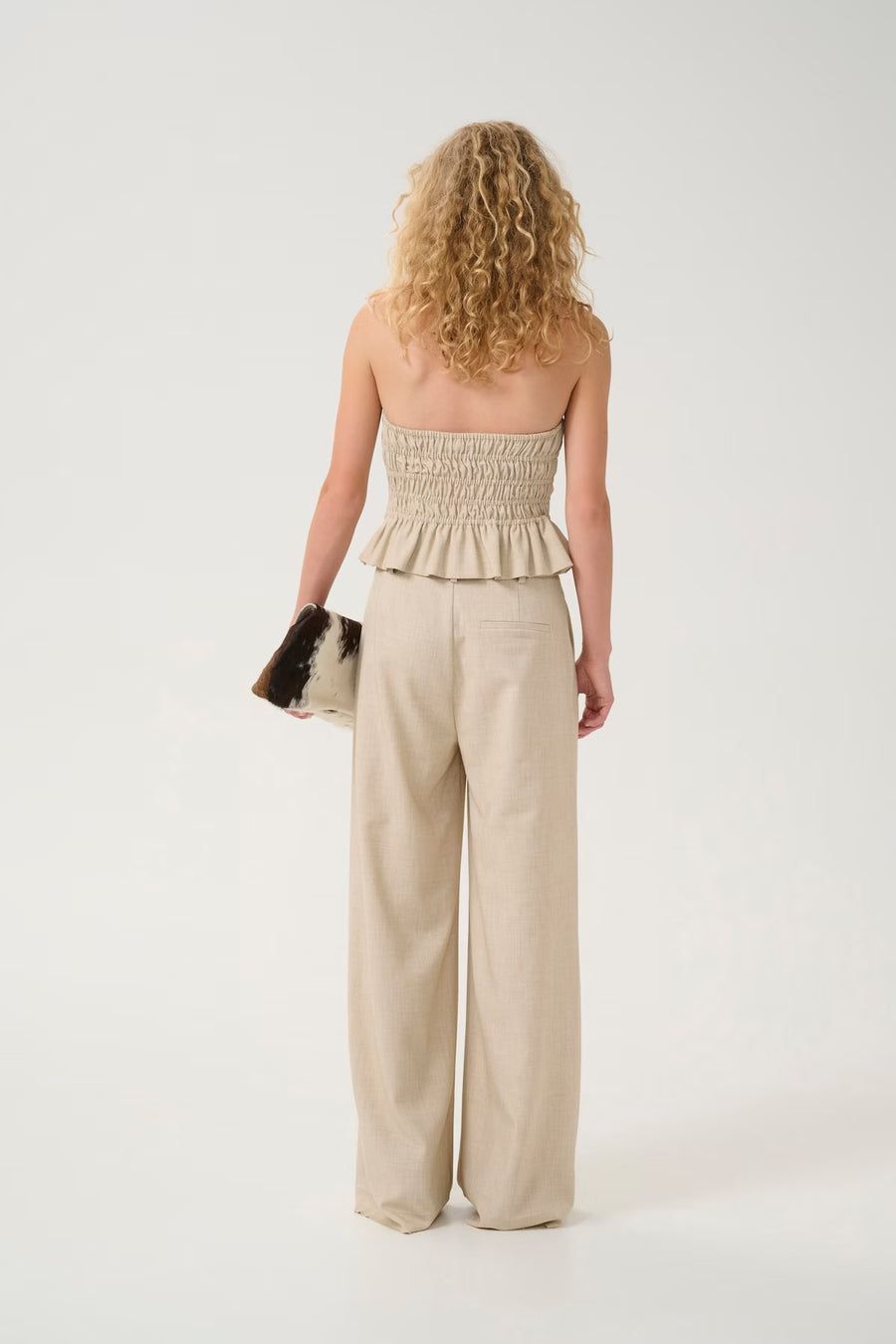 DECYGZ HW Pants LIGHT SAND MELANGE