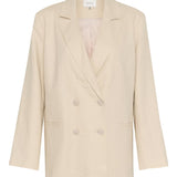 ELARAHGZ Linen Blazer