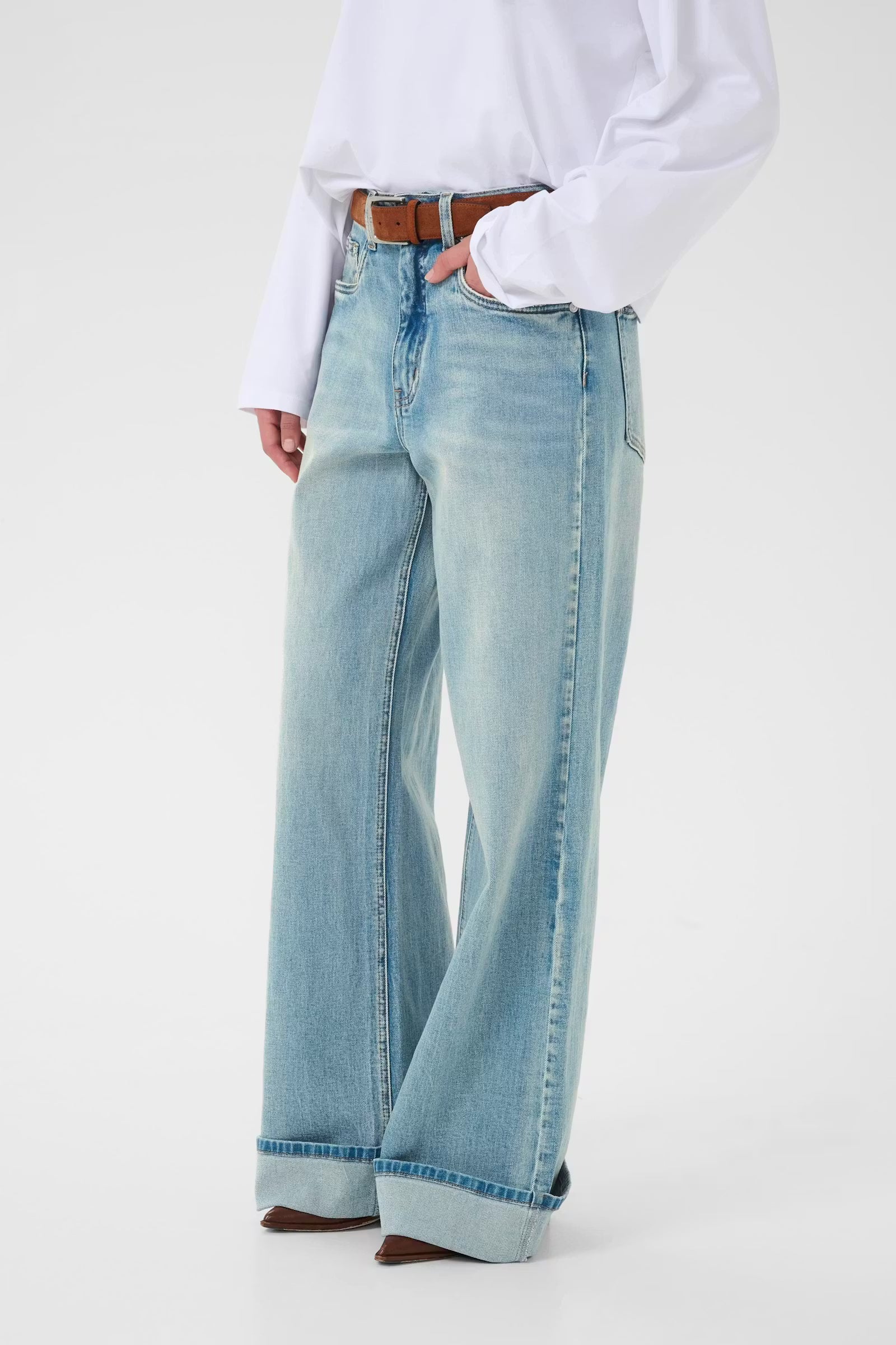 GZsara HW Wide Jeans