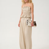 DECYGZ HW Pants LIGHT SAND MELANGE