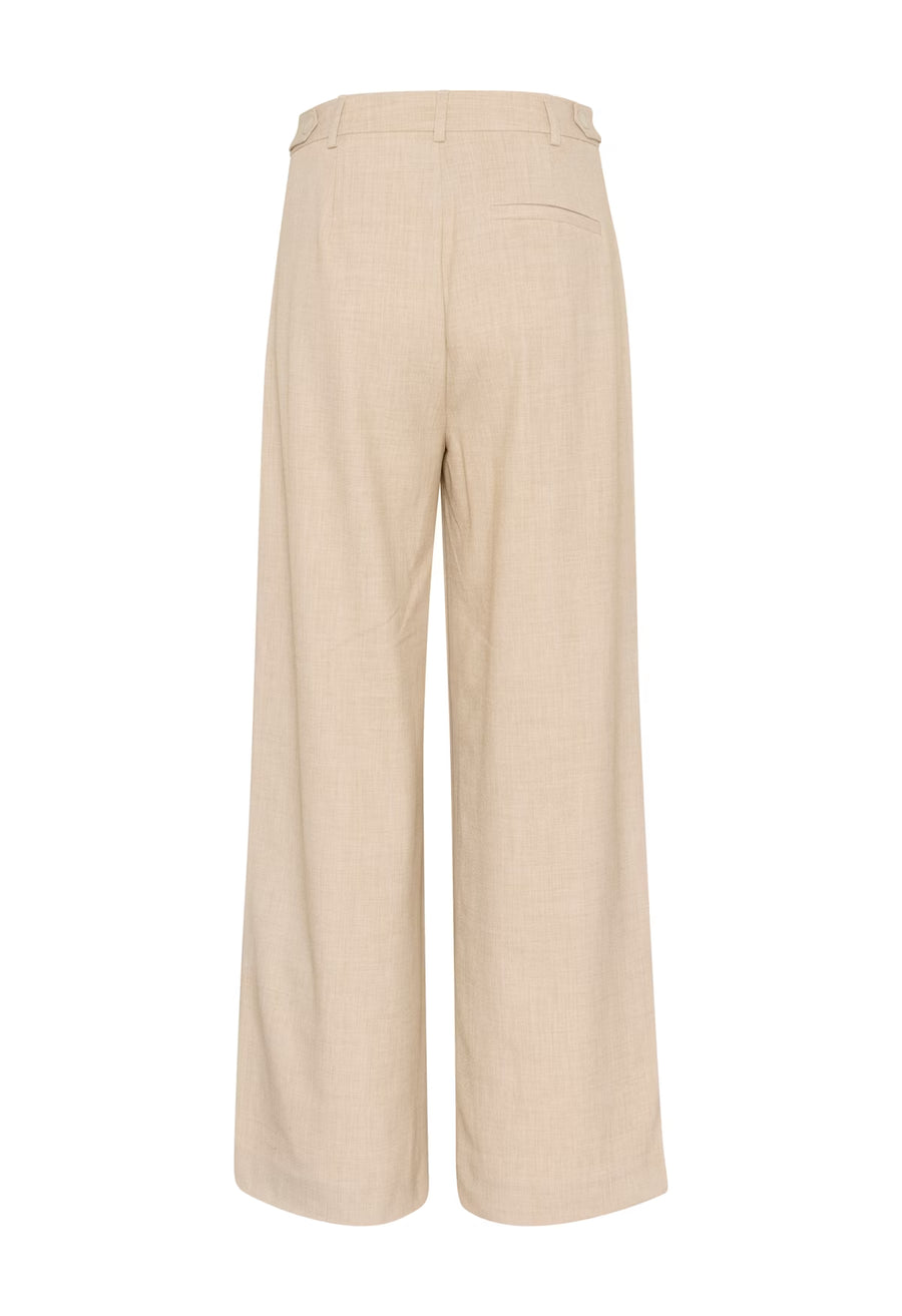 DECYGZ HW Pants LIGHT SAND MELANGE