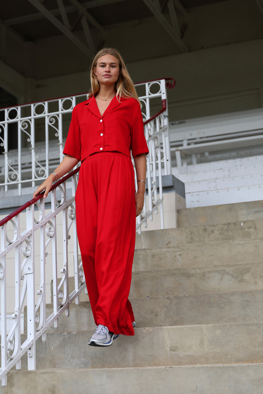 BELLA Shirt Red