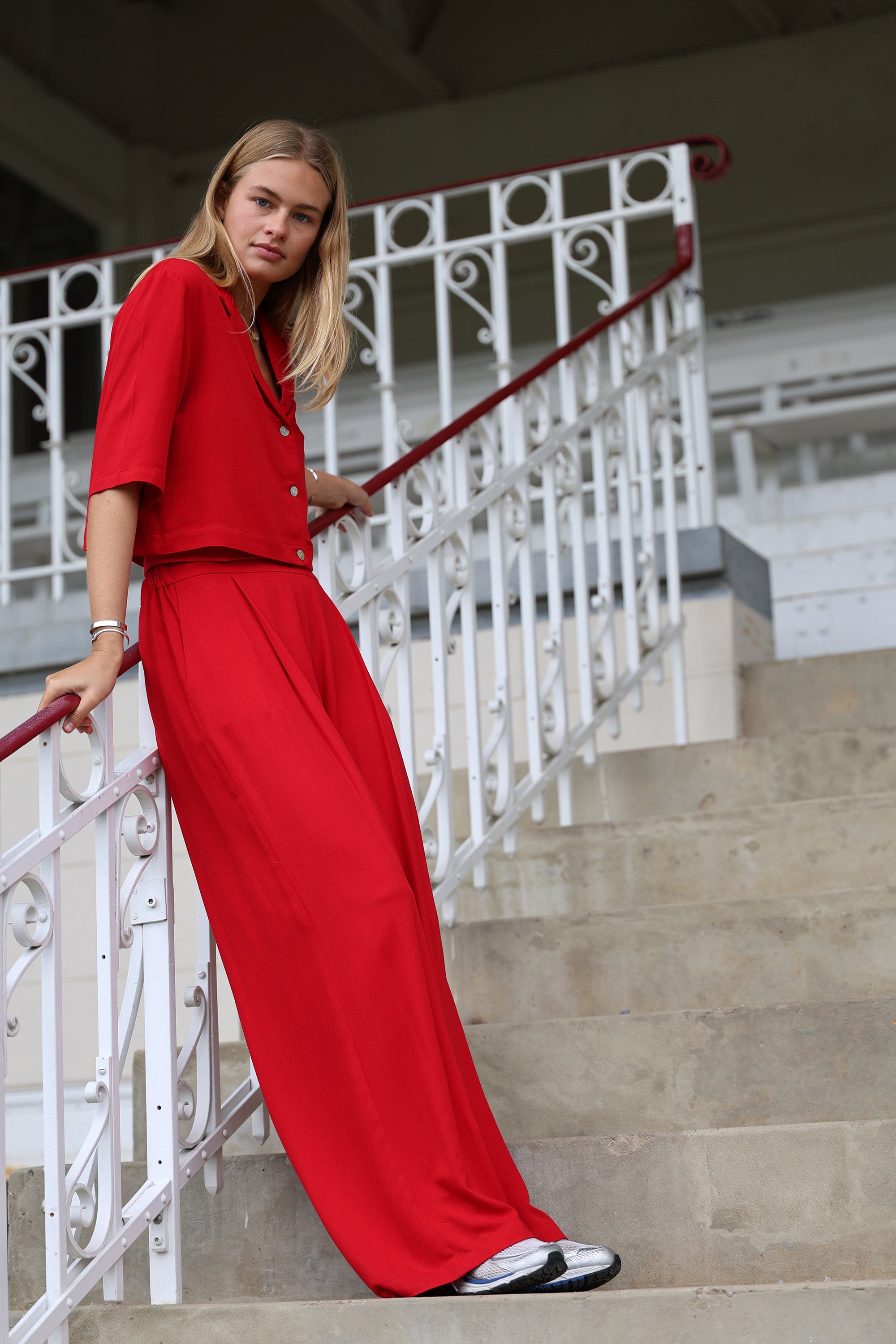 BELLA Shirt Red
