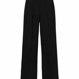 SLFTINNI MW Wide pants BLACK