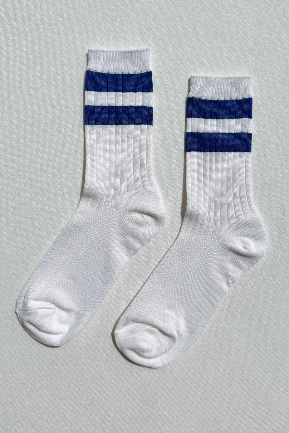 HER VARSITY socks - White/Blue
