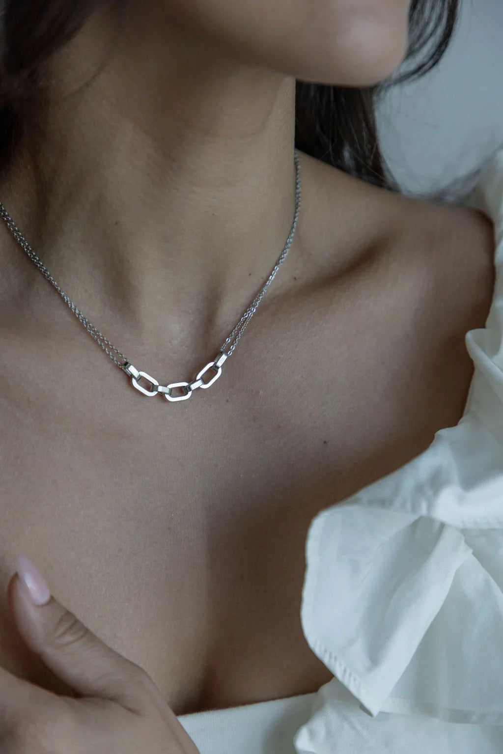 LEONIE ketting Silver