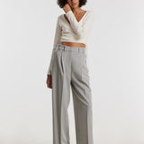 KAJ Trousers Grey melange