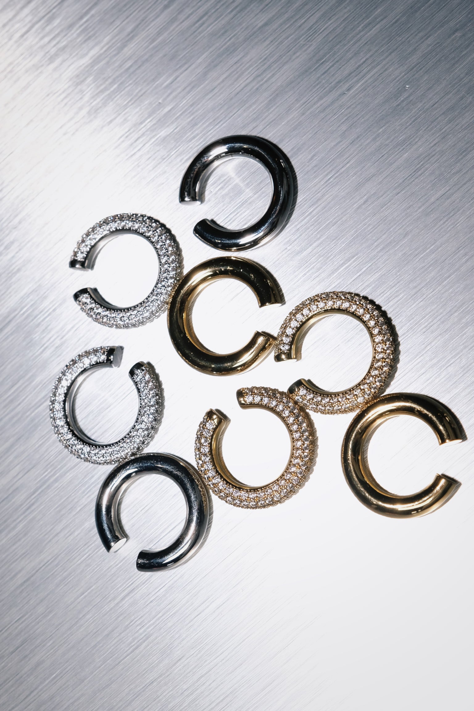 KOS Diamond Earcuff SILVER