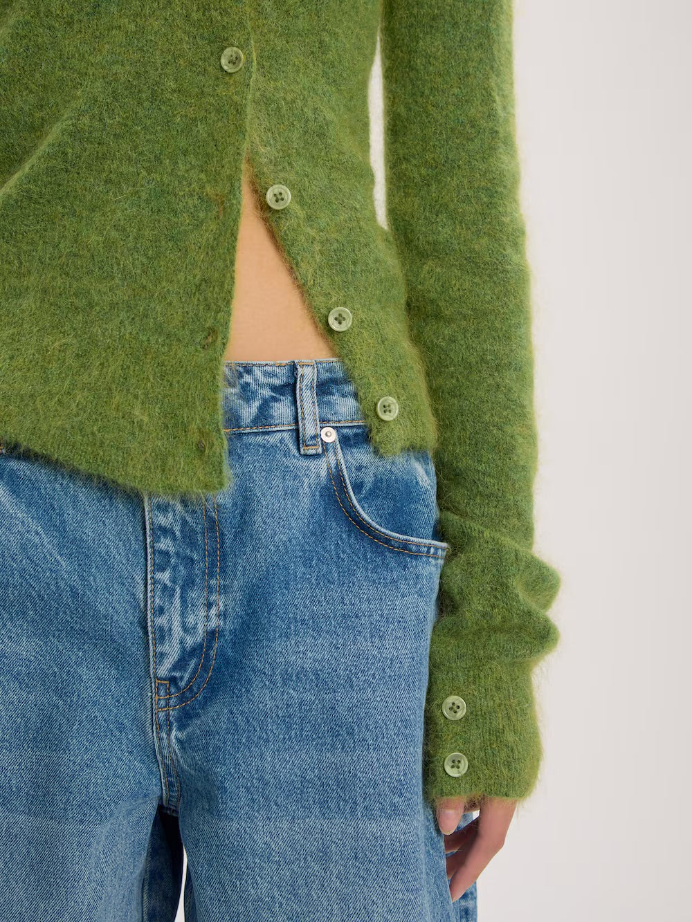 MARGO cardigan DARK CITRON