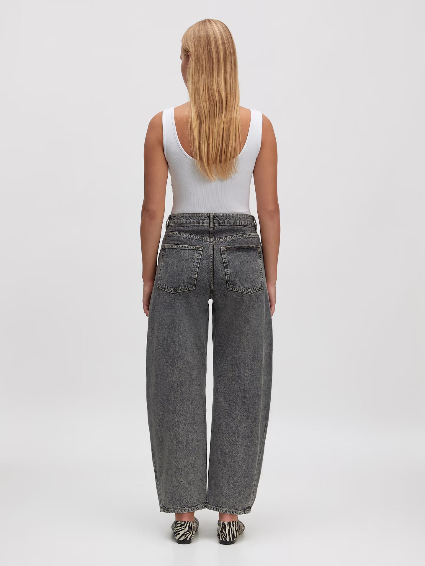 CAMILLA Denim Trousers - Grey Denim