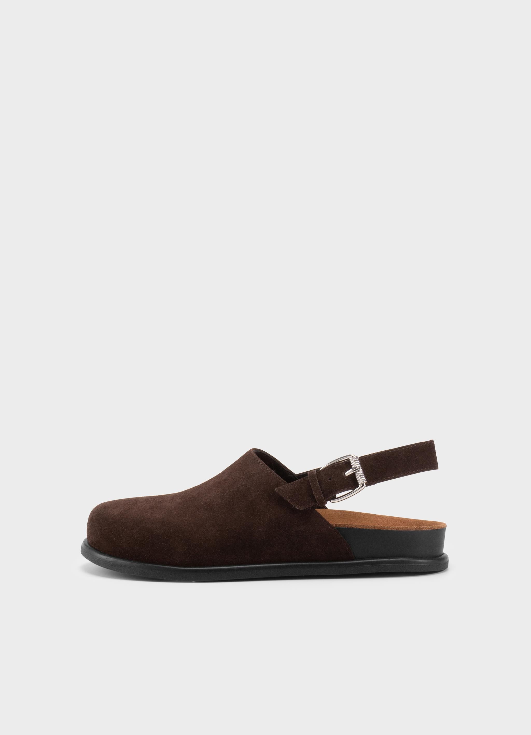 EFFIE sandals BROWN SUEDE