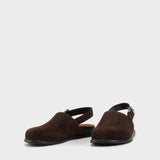EFFIE sandals BROWN SUEDE