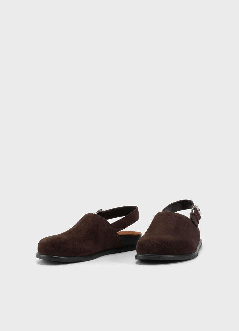 EFFIE sandals BROWN SUEDE