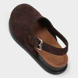 EFFIE sandals BROWN SUEDE