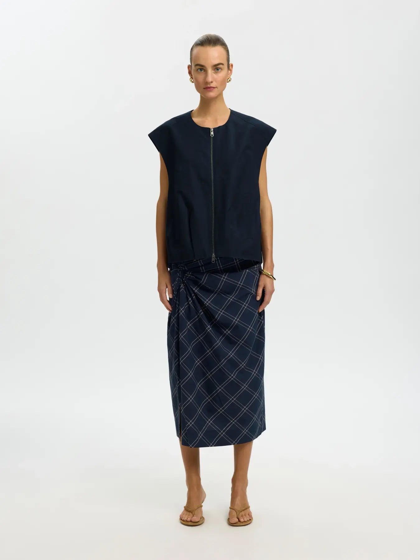 SLWKYLIE vest DARK SAPPHIRE