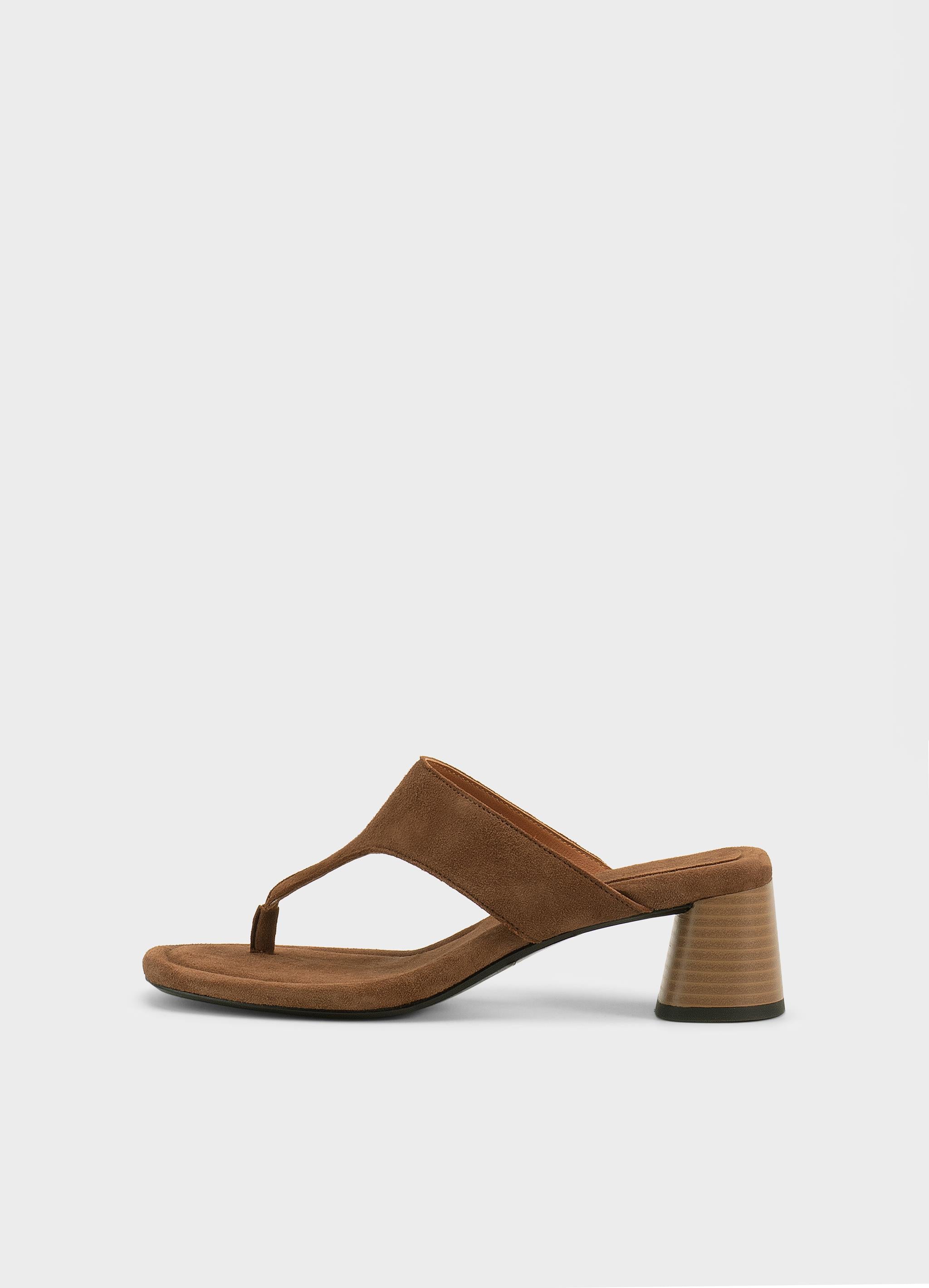 EVIE sandalen BROWN SUEDE