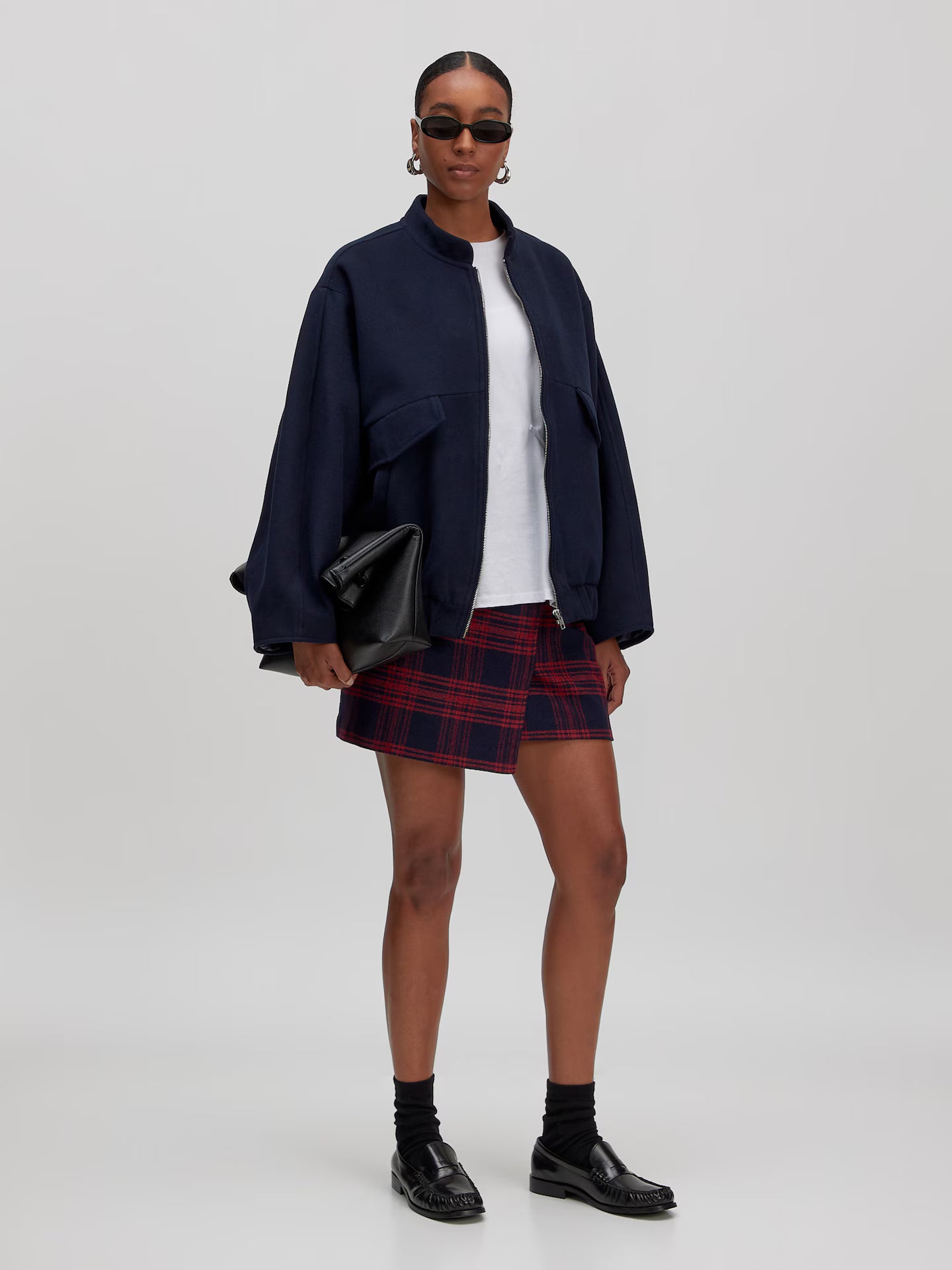 SIMAY Wool Skirt