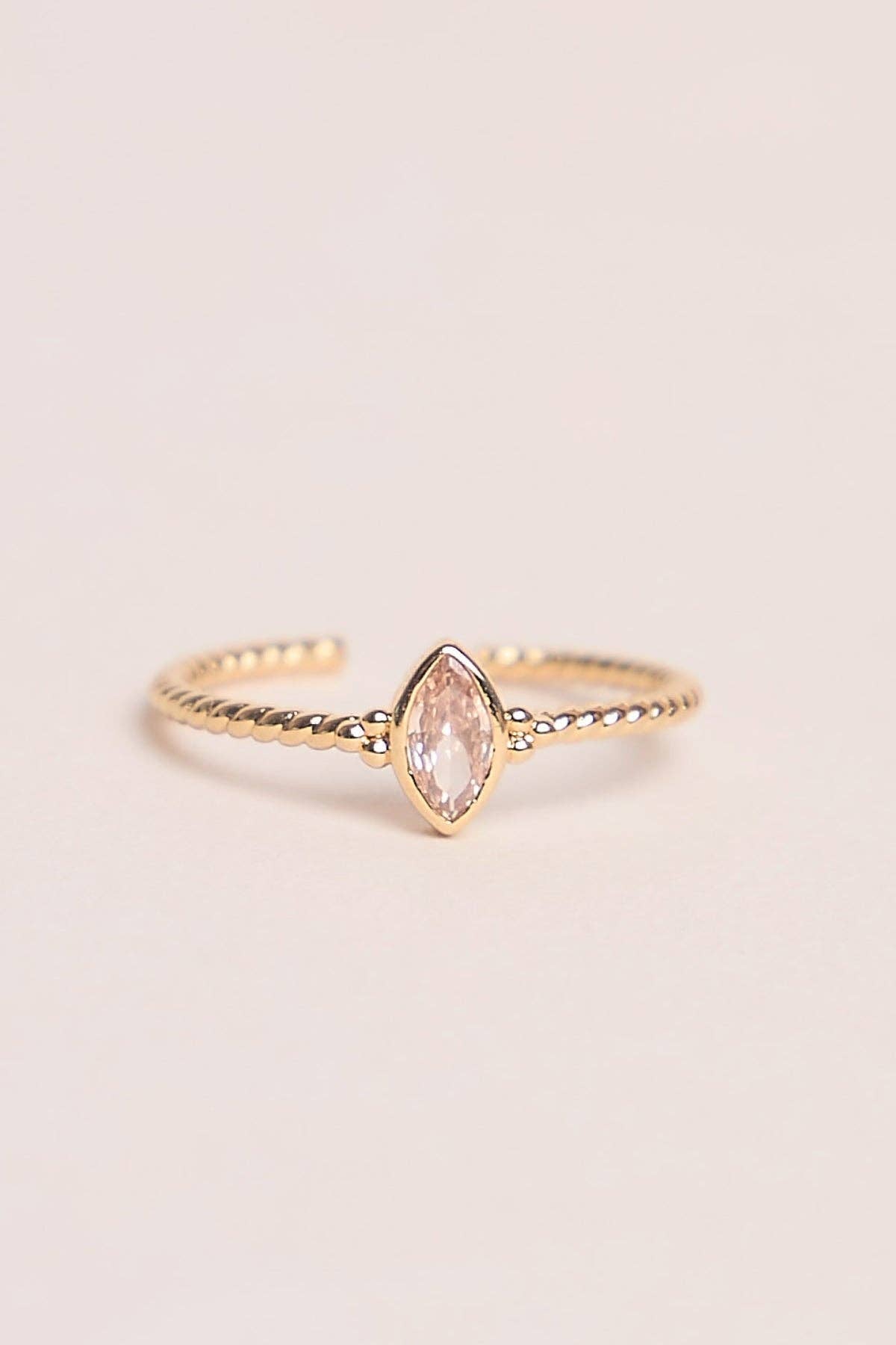 WILMA ring CHAMPAGNE