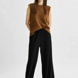 SLFTINNI Relaxed pants BLACK 32