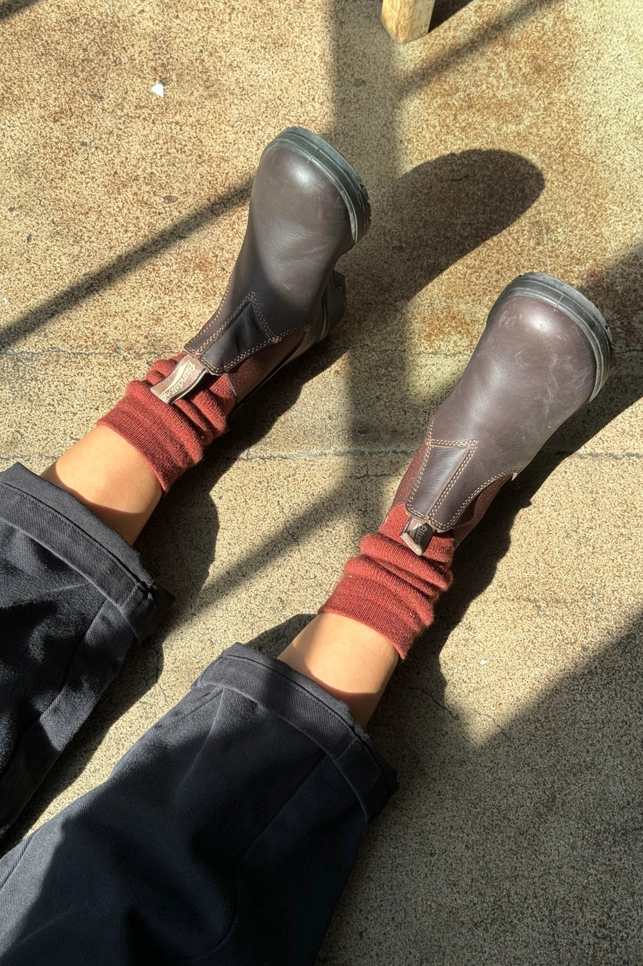 CAMPER Merino Socks - Brick