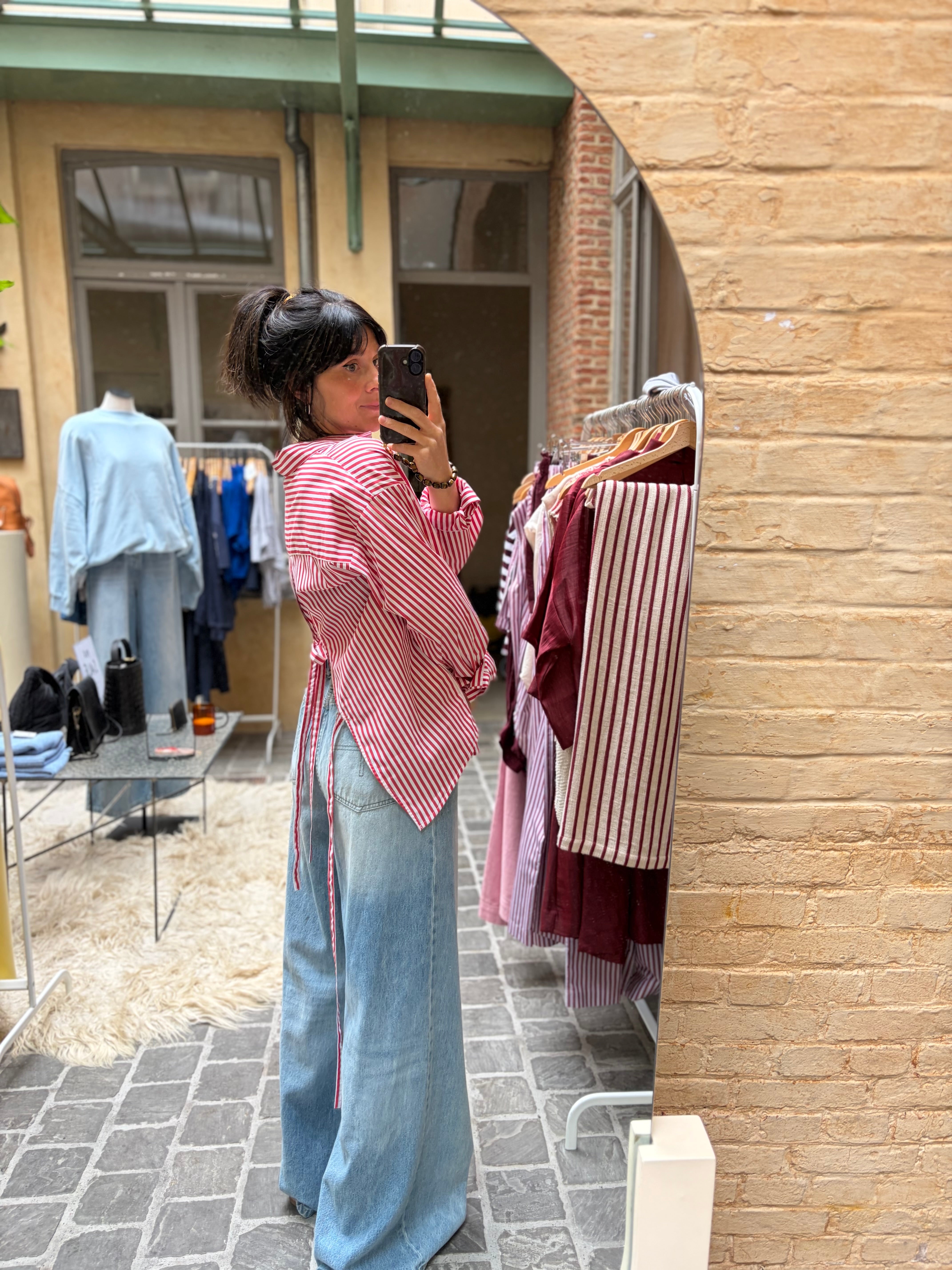 MAX Shirt - Red Striped