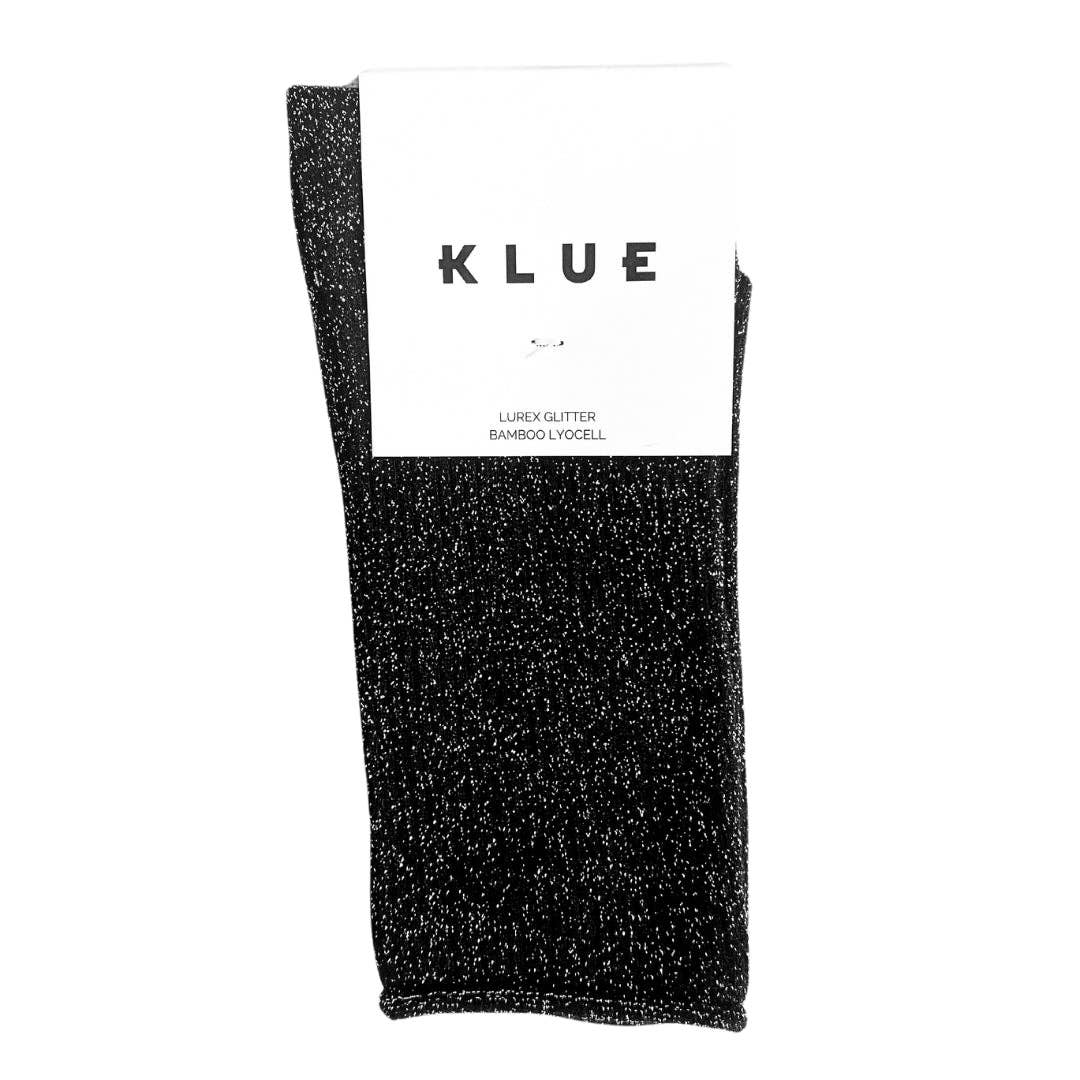 KLUE Glitter Lurex socks - Black