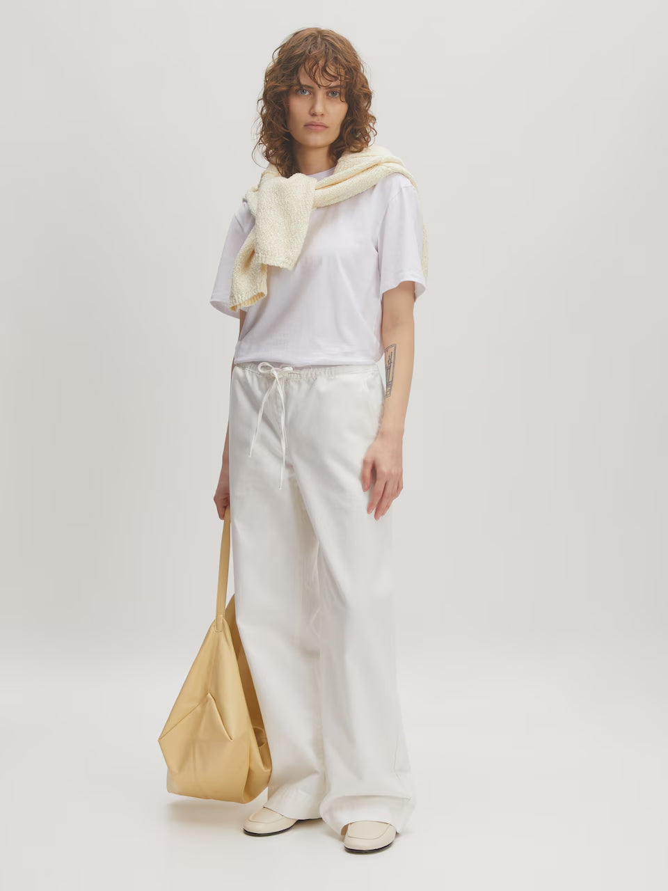MABEL Denim Trousers OPTIC WHITE