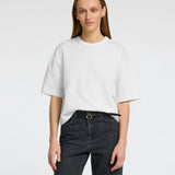 SLFPENNY Embroidered tee Snow white