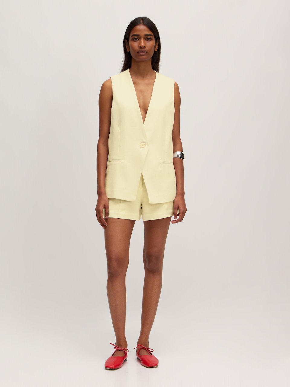 VINCENZA short DOUBLE CREAM