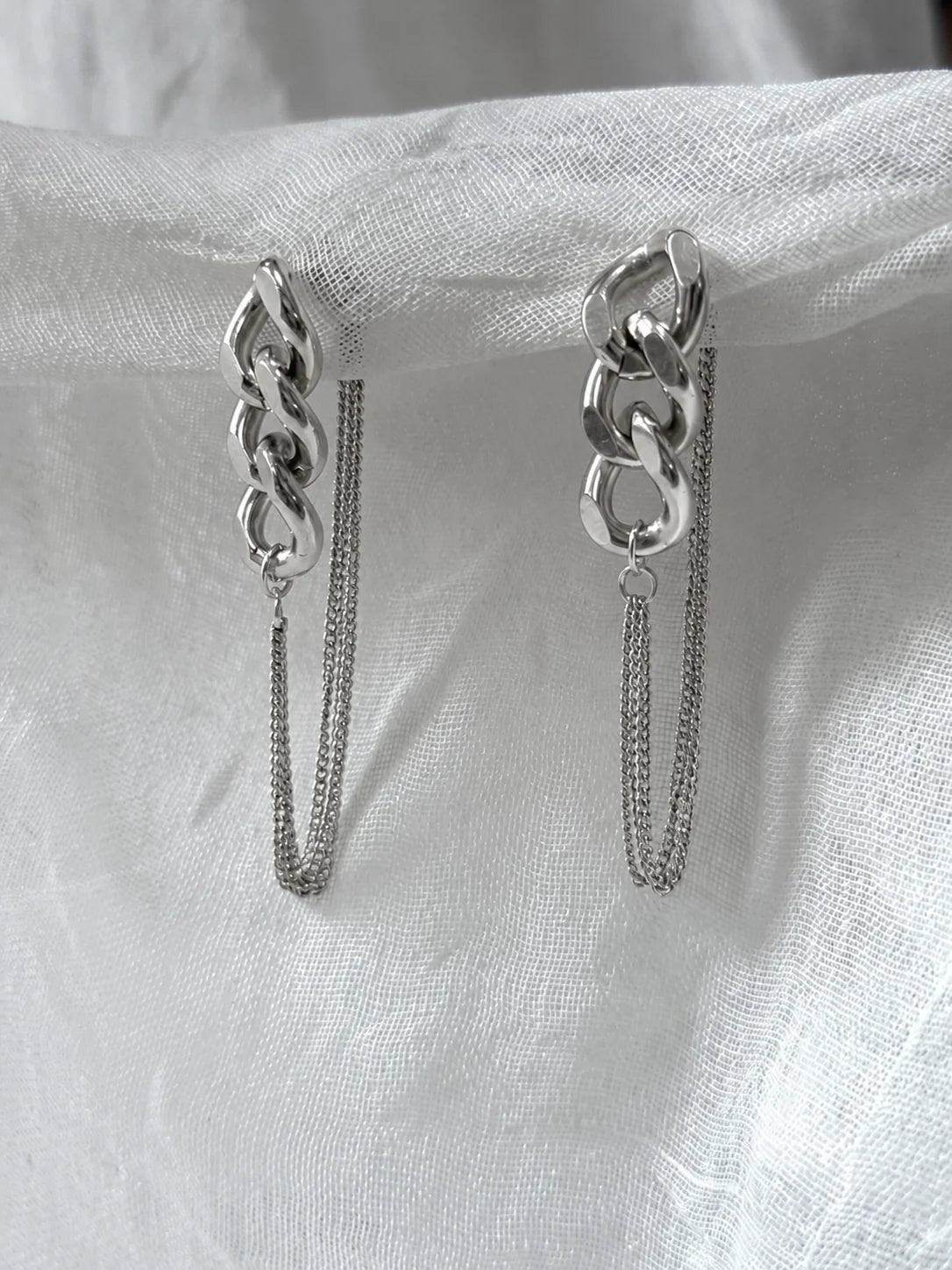 LOUISE Oorbellen SILVER