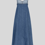 JOLENE ELENA Strap dress Mid blue wash