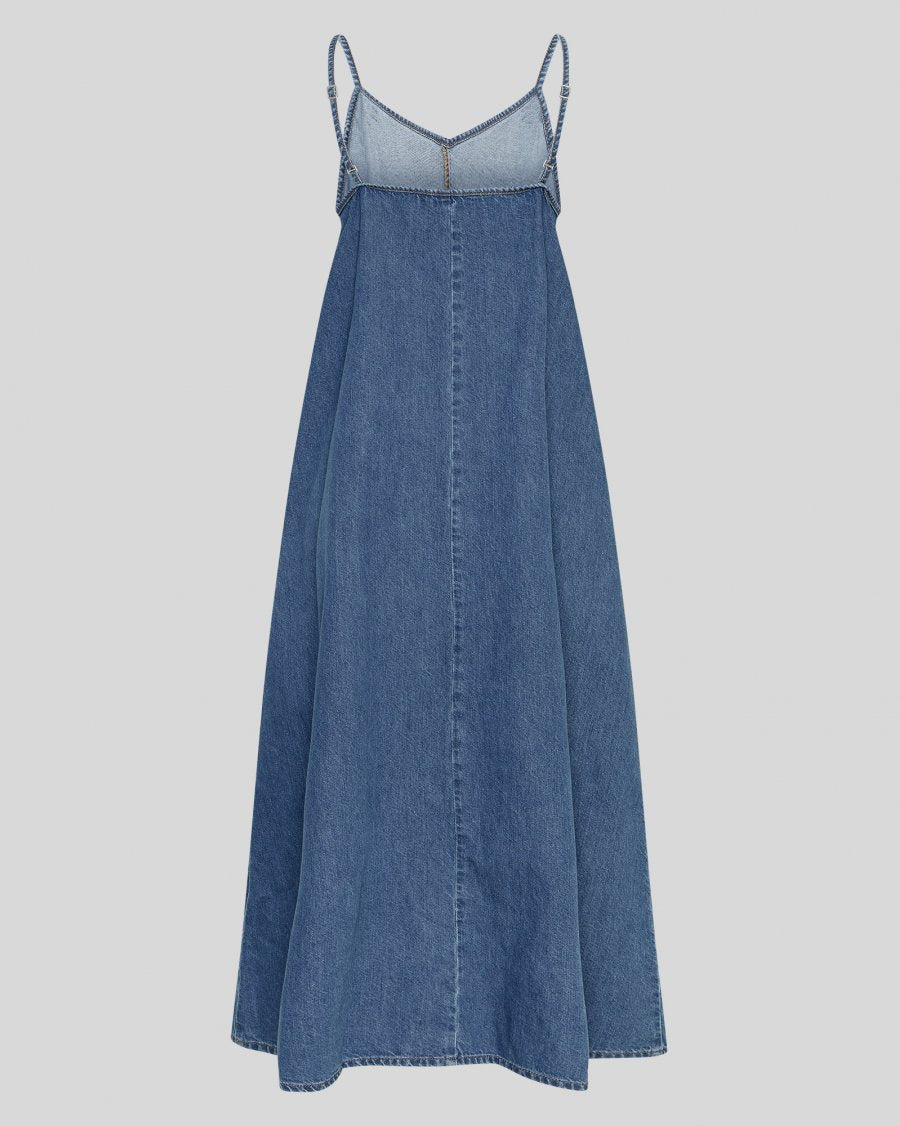 JOLENE ELENA Strap dress Mid blue wash