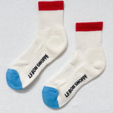 GIRLFRIEND socks Colorblock BLUE RED