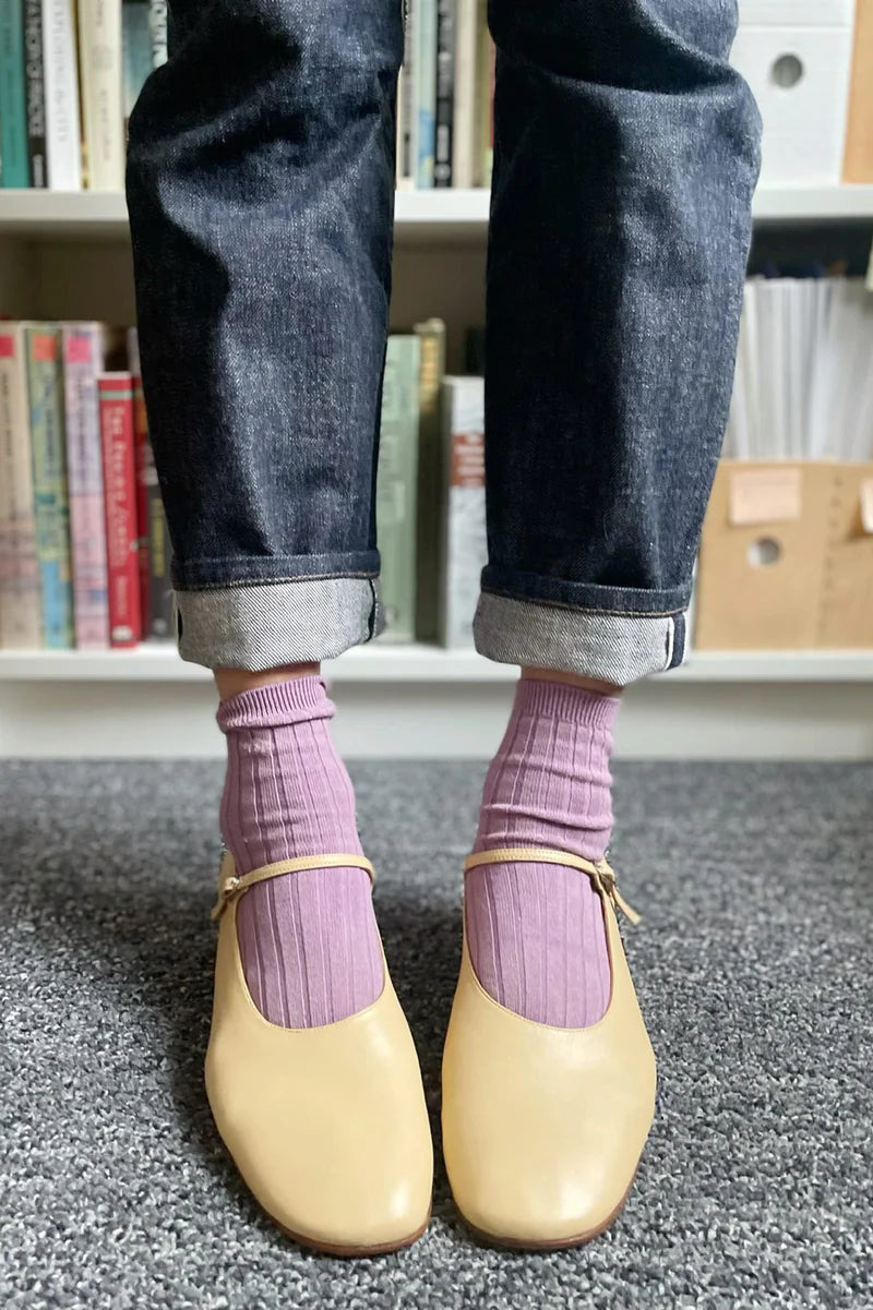 HER Socks mc cotton ORCHID