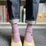HER Socks mc cotton ORCHID