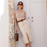 RACHELLE Skirt Denim ECRU