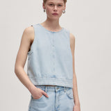 RAINA Denim Top