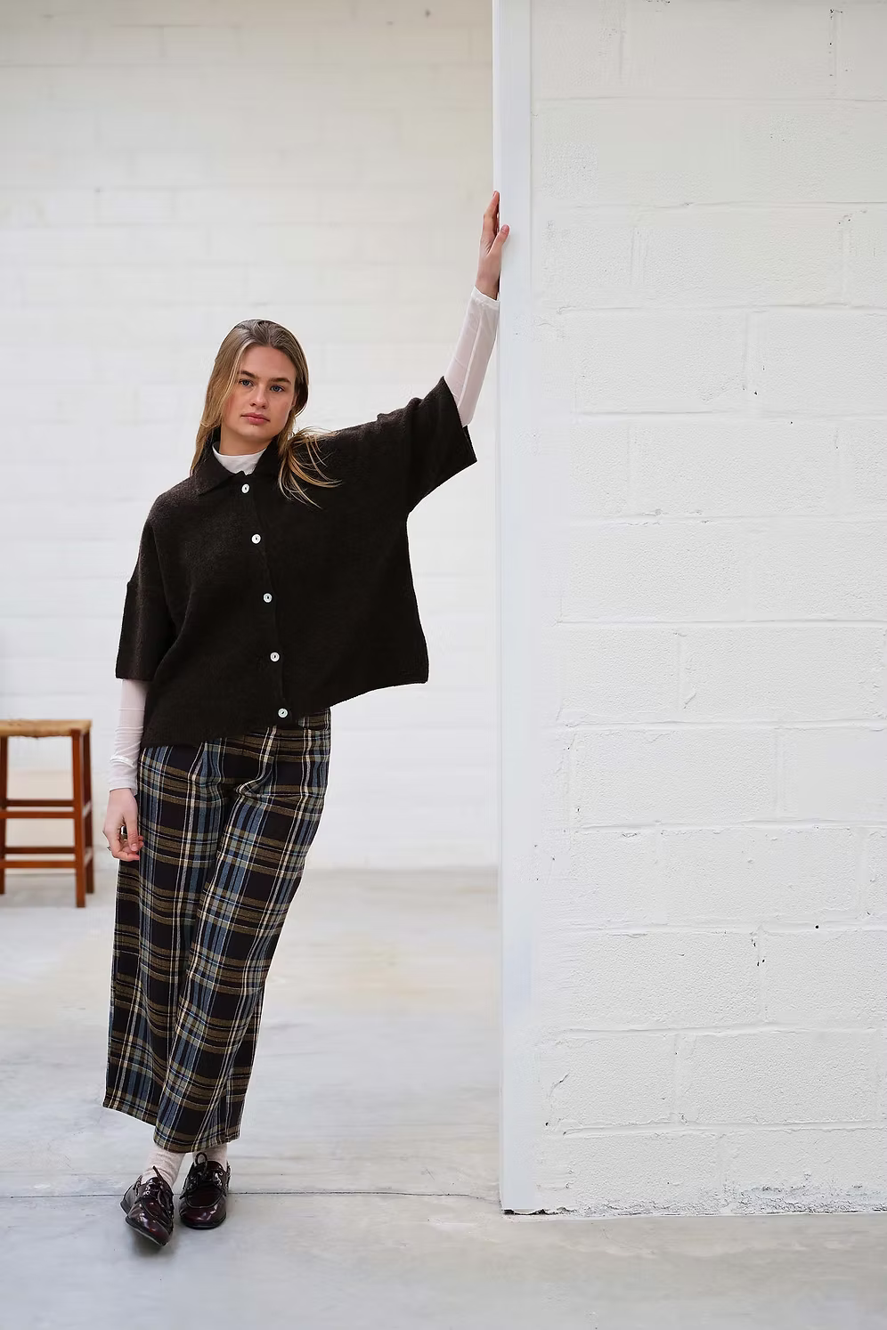 PENNY Pants - Carreaux BROWN