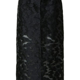 SLFPANDORA HW Ankle slit skirt Black