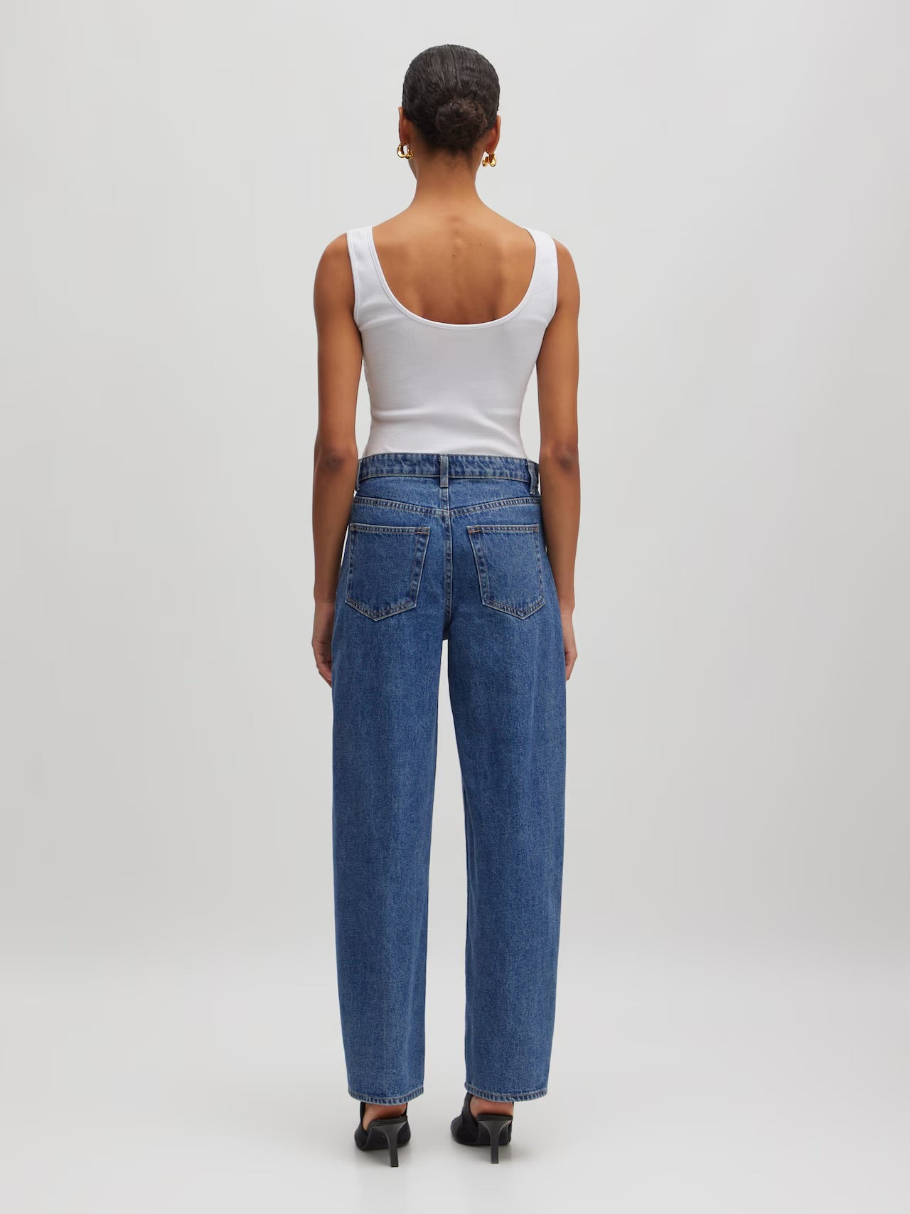 MATHILDA Denim trousers Vintage blue