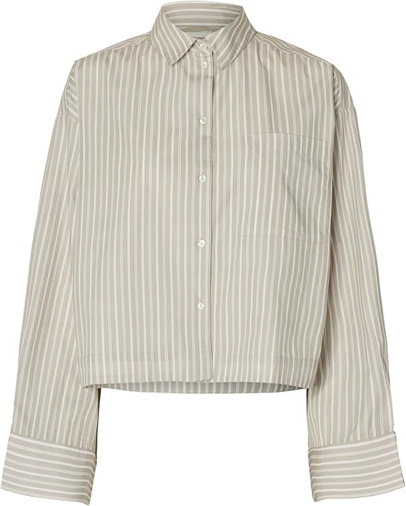SLFASTHA cropped boxy  PURE CASHMERE