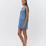 ALBERTINE Dress Denim blue